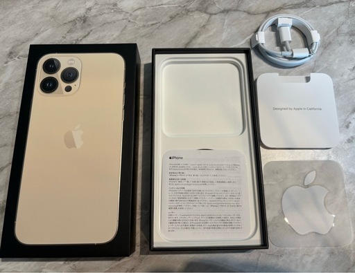 ★美品★iPhone13 Promax GOLD バッテリー新品