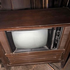 昭和レトロ　ブラウン管テレビ　