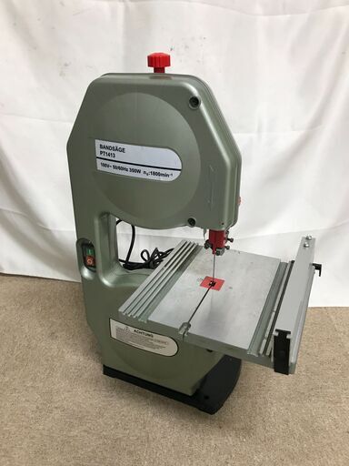 【北見市発】卓上バンドソー PT1413 2002年製 DIY 木工 工作 (D6085atnnY)
