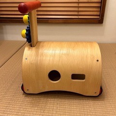 Ed.Inter エド・インター GENI ジェニ のっておして！すくすくウォーカー　定価9900円　幼児　車　おしゃれ　木製　ベビーカーの画像