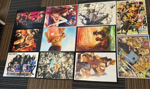 【非売品】ワンピース A3 額縁 画材 イラスト ポスター