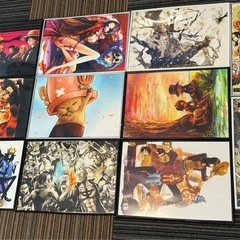 【非売品】ワンピース A3 額縁 画材 イラスト ポスター