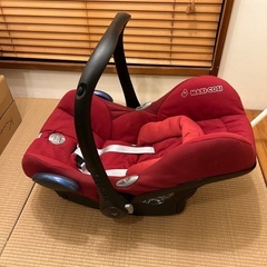マキシコシ　ペブル　ベビー　チャイルドシート　新生児〜12ヶ月　シートベルトで固定　カバー丸洗い済の画像