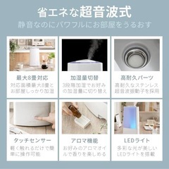 モダンデコ 加湿器 卓上加湿器 アロマ加湿器の画像