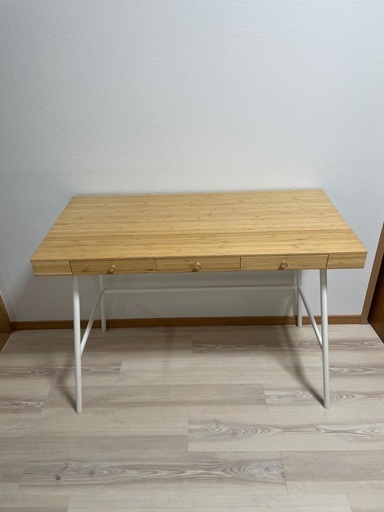 IKEA デスク リルオーセン 竹