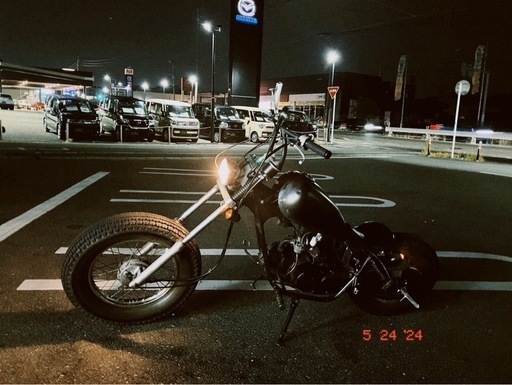 ジャズ50cc JAZZ カスタムバイク チョッパー 黒色