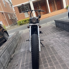 ジャズ50cc JAZZ カスタムバイク チョッパー 黒色の画像