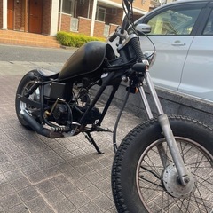 ジャズ50cc JAZZ カスタムバイク チョッパー 黒色の画像