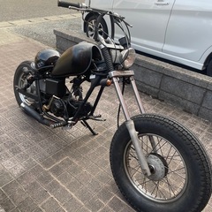 ジャズ50cc JAZZ カスタムバイク チョッパー 黒色の画像