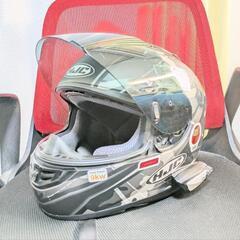 フルフェイスヘルメット　インカム付き　