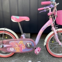 ディズニープリンセス 幼児用自転車 ピンク　16インチ