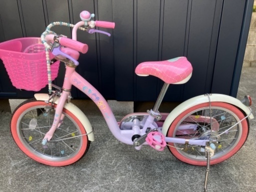 ディズニープリンセス 幼児用自転車 ピンク　16インチ