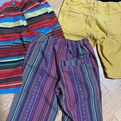 【120cm】春夏秋ハーフパンツ4枚セット
の画像