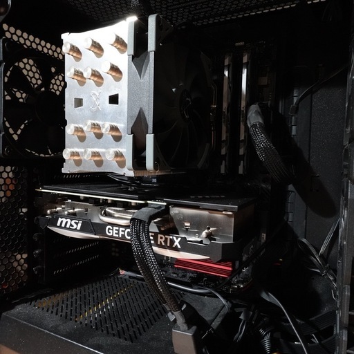 自作ゲーミングPC【Ryzen7 5800x3D×RTX4070ti】 白いゲーミングPC ryzen7 7700 RTX4070ti 自作PC デスクトップPC