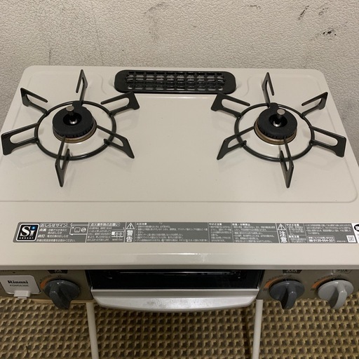 【美品】ガスコンロ LPガス 右側強火 グリル未使用