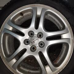 スバル 純正ホイール 17インチ スタッドレスタイヤ 4本セットの画像