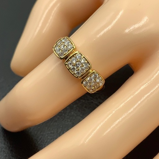 K18 ダイヤモンド指輪　4.3g