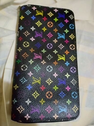 ジッピーウォレット 長財布 マルチカラー 　LOUIS VUITTON　●難あり