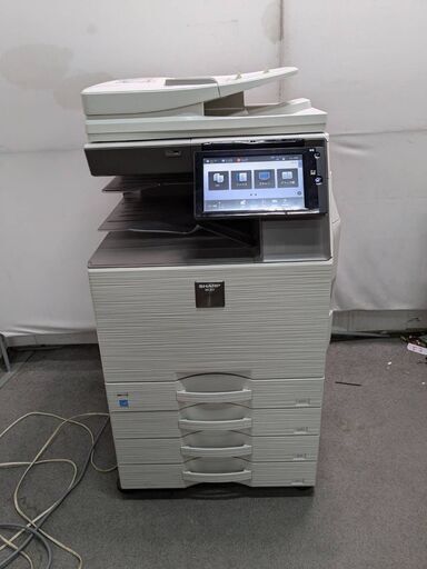 ☆中古￥65,000！SHARP　業務用デジタルカラー複合機　家電　プリンター　MX-2631型　幅62㎝ｘ奥行64㎝ｘ高さ116㎝　【BJ099】