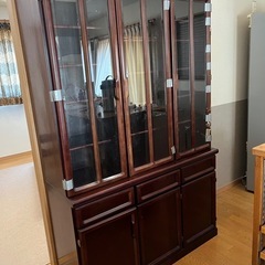 🔷あげます‼️🔷貰って下さい‼️🔷中古🔷食器棚🔷昭和レトロ🔷レトロ