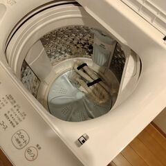 使用数回のみ 東芝 AW-7GM2(W) 全自動洗濯機 7kg ピュアホワイト AW7GM2(W)の画像