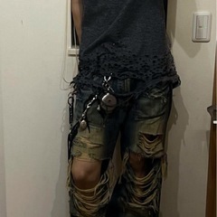 ヴィンテージクラッシュデニム　グランジ　y2k フェアリーグラの画像