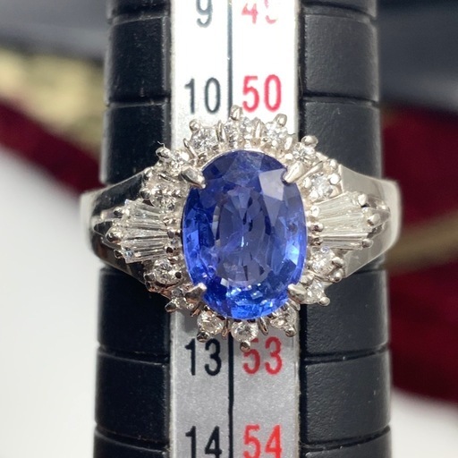 サファイア　リング　pt900 5.5g 約11号