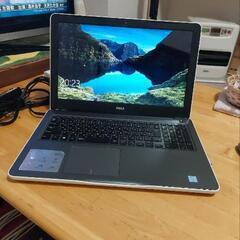 ノートパソコンとLANマウスと電源コード