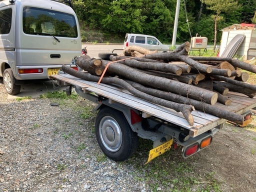 軽ボートトレーラー・ナンバー付き書類あり