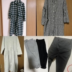 マタニティパジャマ3点セット、トレンカ、マタニティズボン