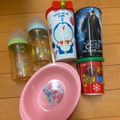 母乳実感　コップ　皿