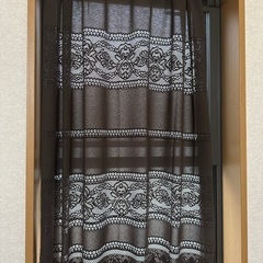 カフェカーテン&突っ張り棒中古