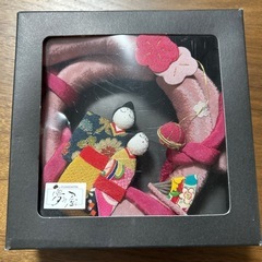 お雛様リースの画像