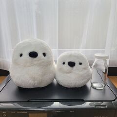 シマエナガ 人形2つの画像