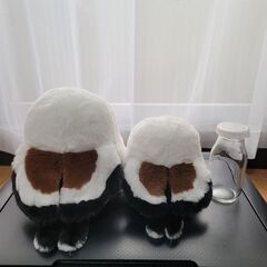 シマエナガ 人形2つの画像