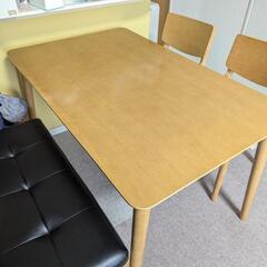 ダイニングセット、４人掛けテーブルセット　中古　美品の画像
