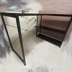 L字型デスクの画像