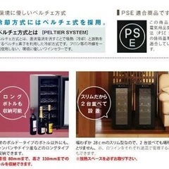 ルフィエール ワインセラー 40L 12本収納 日本メーカー製ペルチェ使用 LW-S12の画像