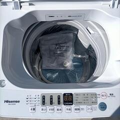 極美品 2021年製 Hisense 洗濯機 4.5㌔ (取説付き)の画像