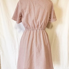 MAJESTIC LEGON  ボルドー×ホワイト チェックワンピースの画像