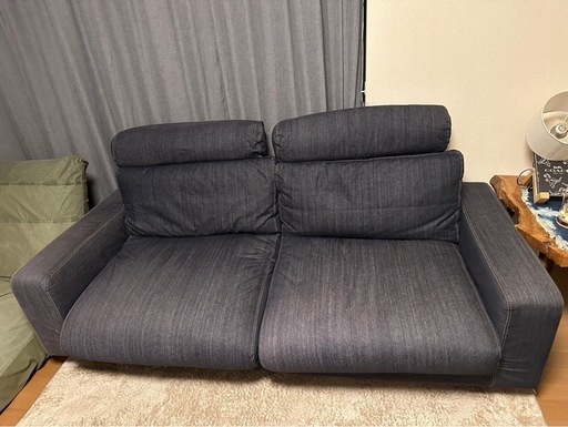 無印良品　2.5シーターソファ　オットマン・ヘッドレスト