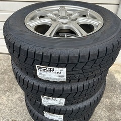 １９５／６５Ｒ１５　ヨコハマＩＧ６０　新品スタッドレスと中古ホイール セット