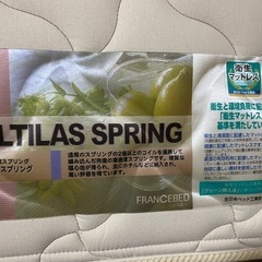 ⑤フランスベッド　シングル　美品　10/20受け取りの画像