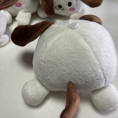 イヌのぬいぐるみ6体セットの画像