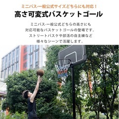 新品未開封◎バスケットゴール 公式　ミニバス対応の画像
