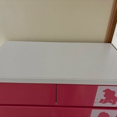 ディズニープリンセス　タンス収納の画像