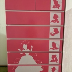 ディズニープリンセス　タンス収納