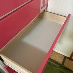 ディズニープリンセス　タンス収納の画像