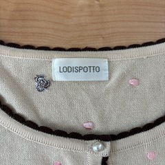 LODISPOTTO カーディガン 長袖 クリーム色の画像