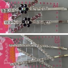 キラキラ系ヘアピン（新品）4点セットの画像